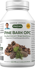 ANDREW LESSMAN Pine Bark OPC Anti-Oxidant Extracts - 60 Cápsulas