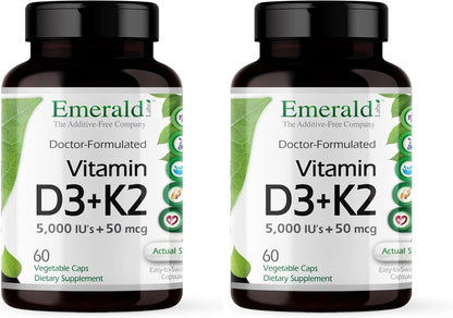 EMERALD LABS Vitamina D3+K2 con VitalDelta – El funcionamiento normal de los músculos. – Image 7