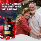 Clear Flux Cápsulas - ClearFlux Advanced Supplement, Fórmula Natural (120 Cápsulas - 2 Envases)