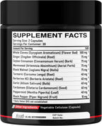 DEDICAD 11in1 Cloves Supplement with Ginger, Ceylon Cinnamon and 8 Other More - Digestive, Immune System, Mood Support - 60 Capsules - 30 Days Supply