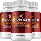 Nervogen Pro Cápsulas (3 Paquetes) - Suplemento con Vitamina C y Zinc, 180 Cápsulas