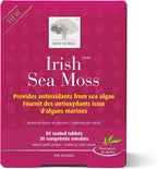 New Nordic Extracto de Irish Sea Moss - Complejo Tri-Alga con Kelp Noruego y Wakame, Vegano y Sin Gluten, 30 Comprimidos