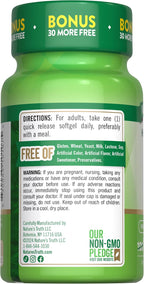 Nature's Truth Vitamina D3 5000 IU Cápsulas Blandas | 130 Unidades | Alta Potencia | Sin Gluten y Sin OGM