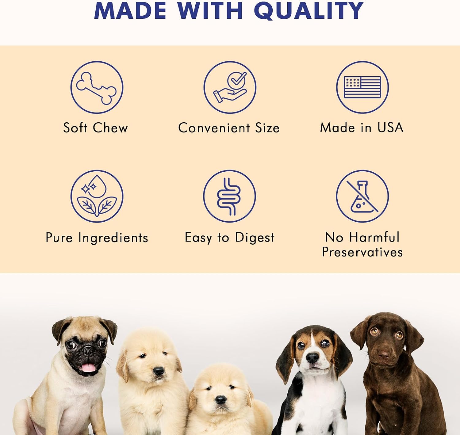 Pawfetto Suplemento Avanzado para el Césped para Perros – 70 Golosinas masticables