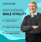 Stellar Labs Multivitamínico Diario Vegano para Hombres Low FODMAP, Sin Hierro