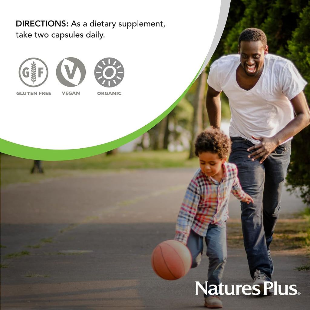 NaturesPlus Source of Life Garden Vitamin C – 60 Capsules – Organic Amla Vitamin C with Bioflavonoids