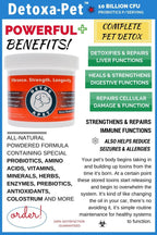 DETOXA-PET Polvo – Suplemento Nutricional para Perros y Gatos