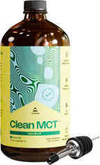 LevelUp Aceite MCT C8 Puro - 100% Ácido Caprílico de Coco - Sin Sabor - 473ml