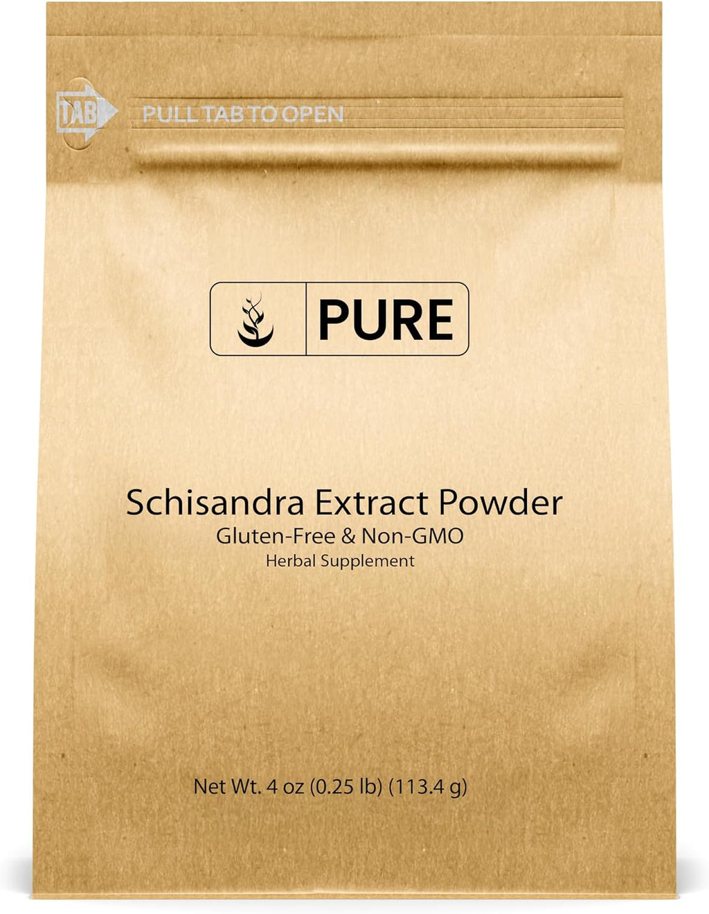 Pure Original Ingredients Schisandra en Polvo (113 g), No OGM, Sin Gluten, Baya de Cinco Sabores, Hierba Tradicional
