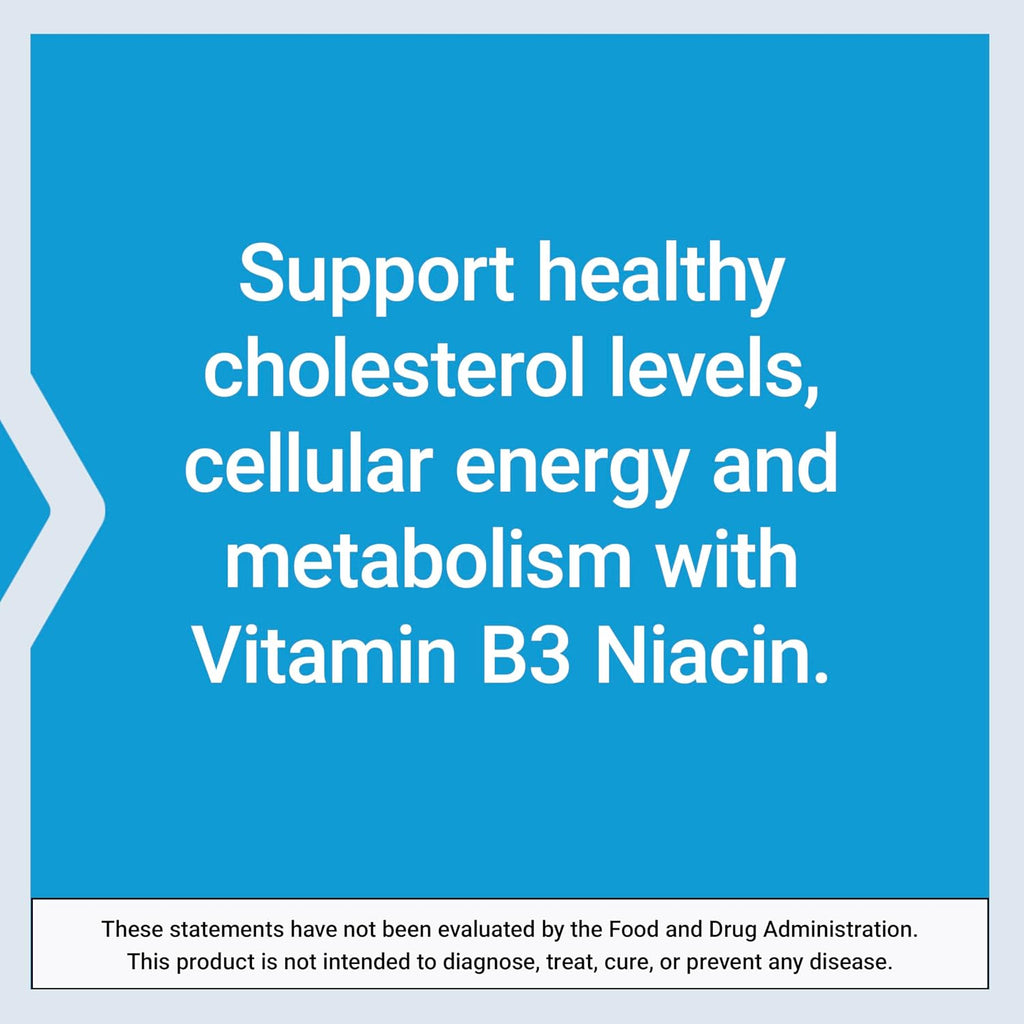 Life Extension Vitamina B3 Niacin, 100 Capsules