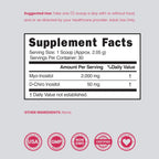 Myo-Inositol & D-Chiro Inositol en Polvo (2050mg por ración, Ratio 40:1, 30 días)
