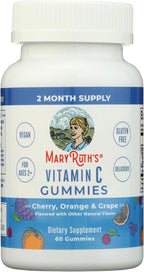 MaryRuth's Organics Vitamin C Gummies – 60 Gominolas Veganas con 125 mg de Vitamina C