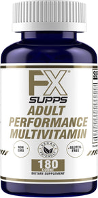 FXSUPPS Performance Multi-Vitamin con Aminoácidos, Beta-Alanina y L-Carnitina, 180 Comprimidos