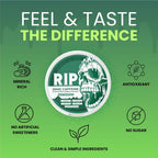 Immortal Drip RIP Bolsitas Nootrópicas de Energía (Wintergreen) – 5 Latas – 15 Bolsitas por Lata – Energía Limpia y Enfoque – 50mg Cafeína, Shilajit, Alpha-GPC, L-Tirosina, Rhodiola