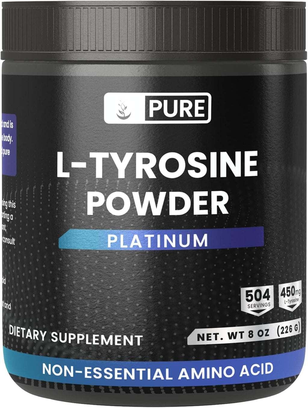 PURE ORIGINAL INGREDIENTS L-Tyrosine en Polvo, 227 g (8 oz)