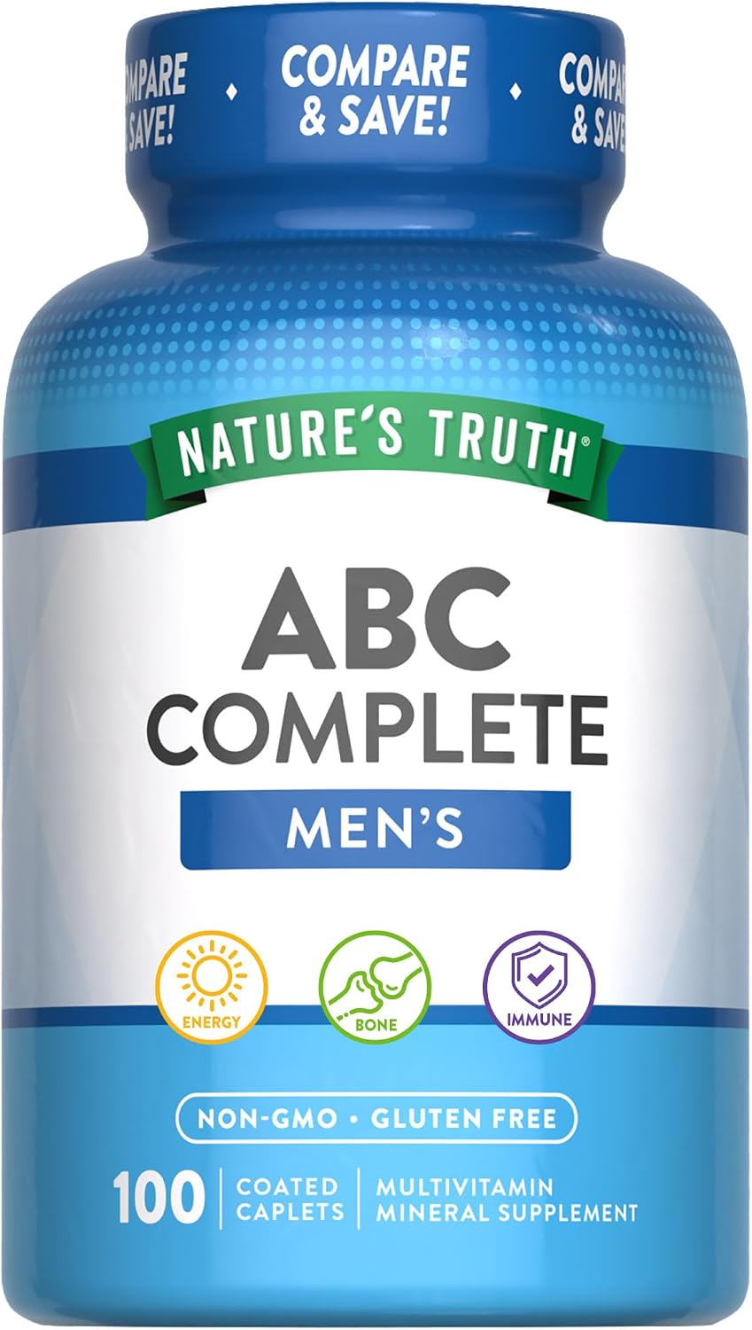 Nature's Truth Multivitamínico para Hombres con Hierro - 100 Cápsulas