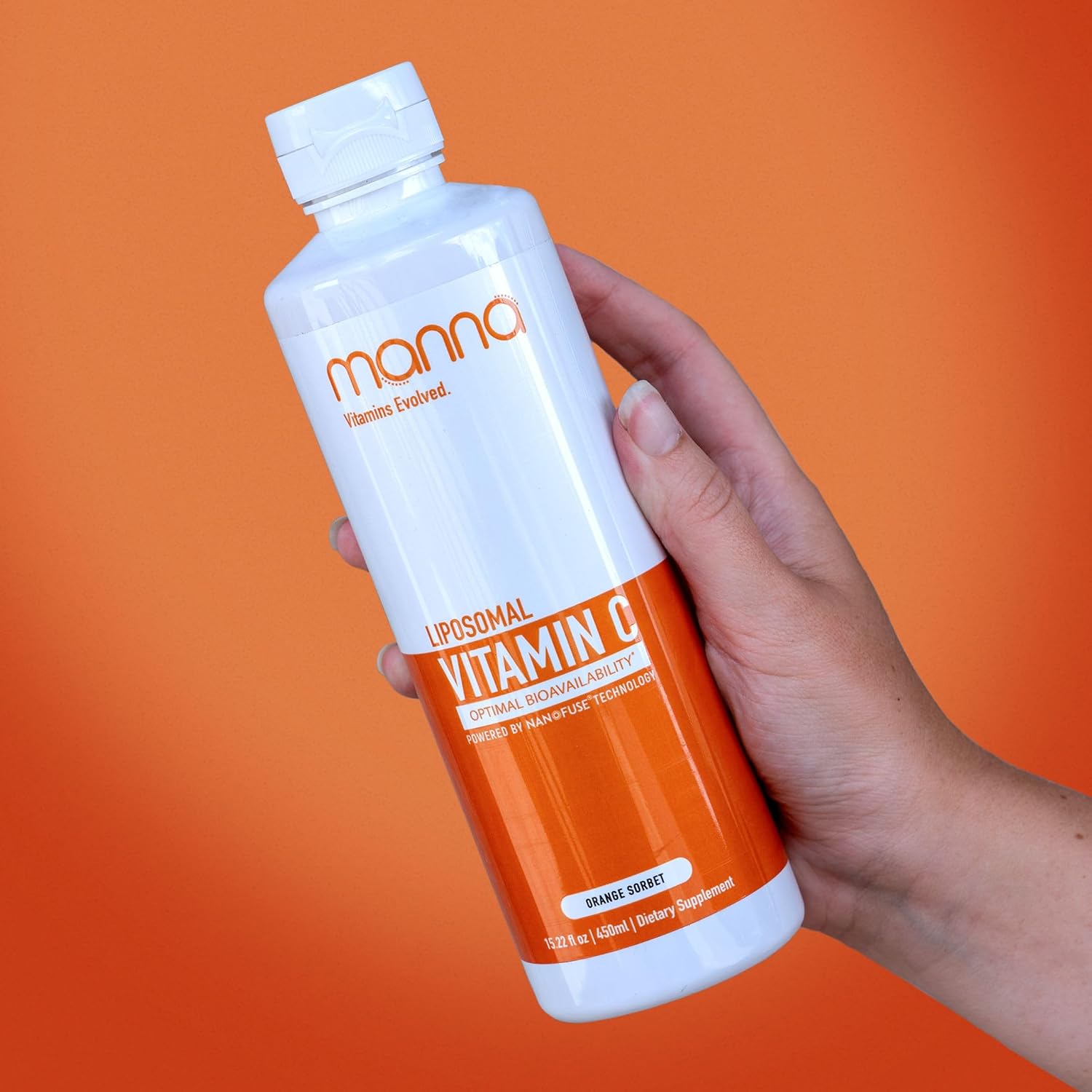 Manna Vitamins Evolved - Vitamina C Liposomal, 1000 mg, Líquido con Alta Absorción