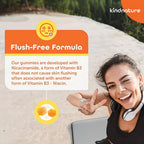 kindnature Gomitas de Vitamina B3 Niacinamida 500mg – Sin Flush – 90 Gomitas