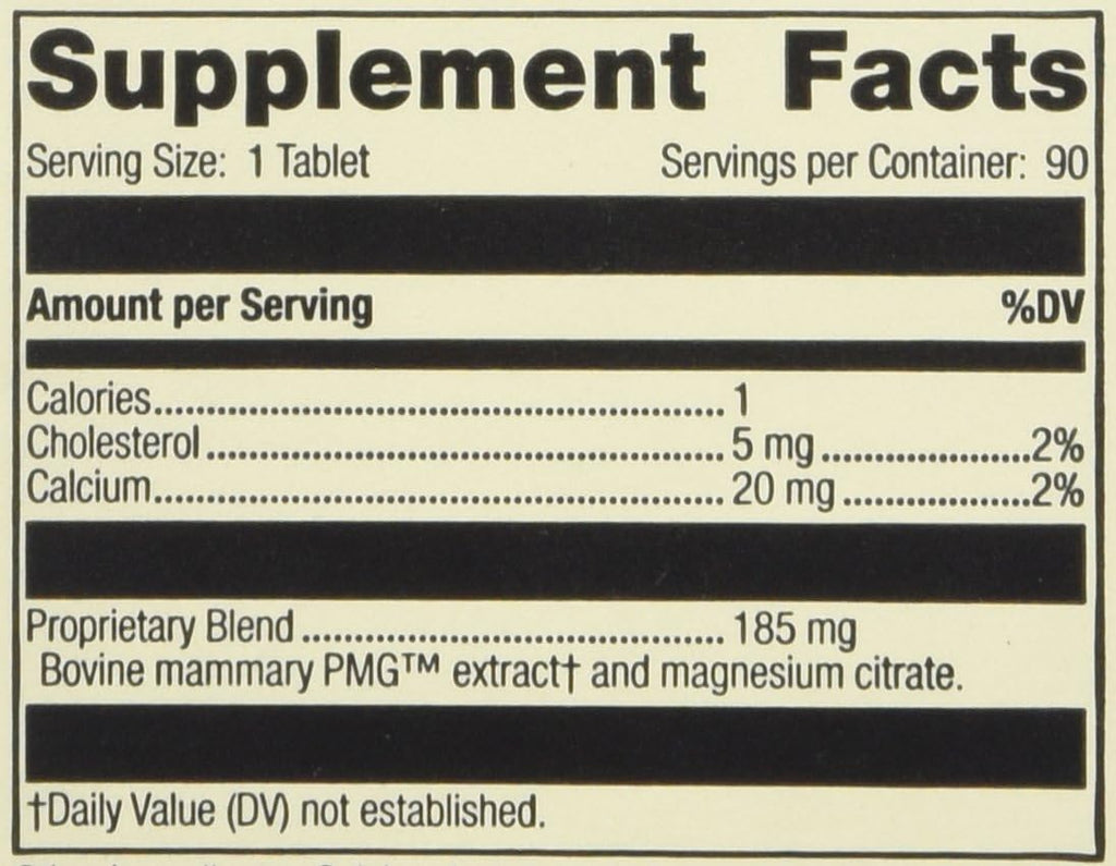 Standard Process Mammary PMG, 90 Comprimidos
