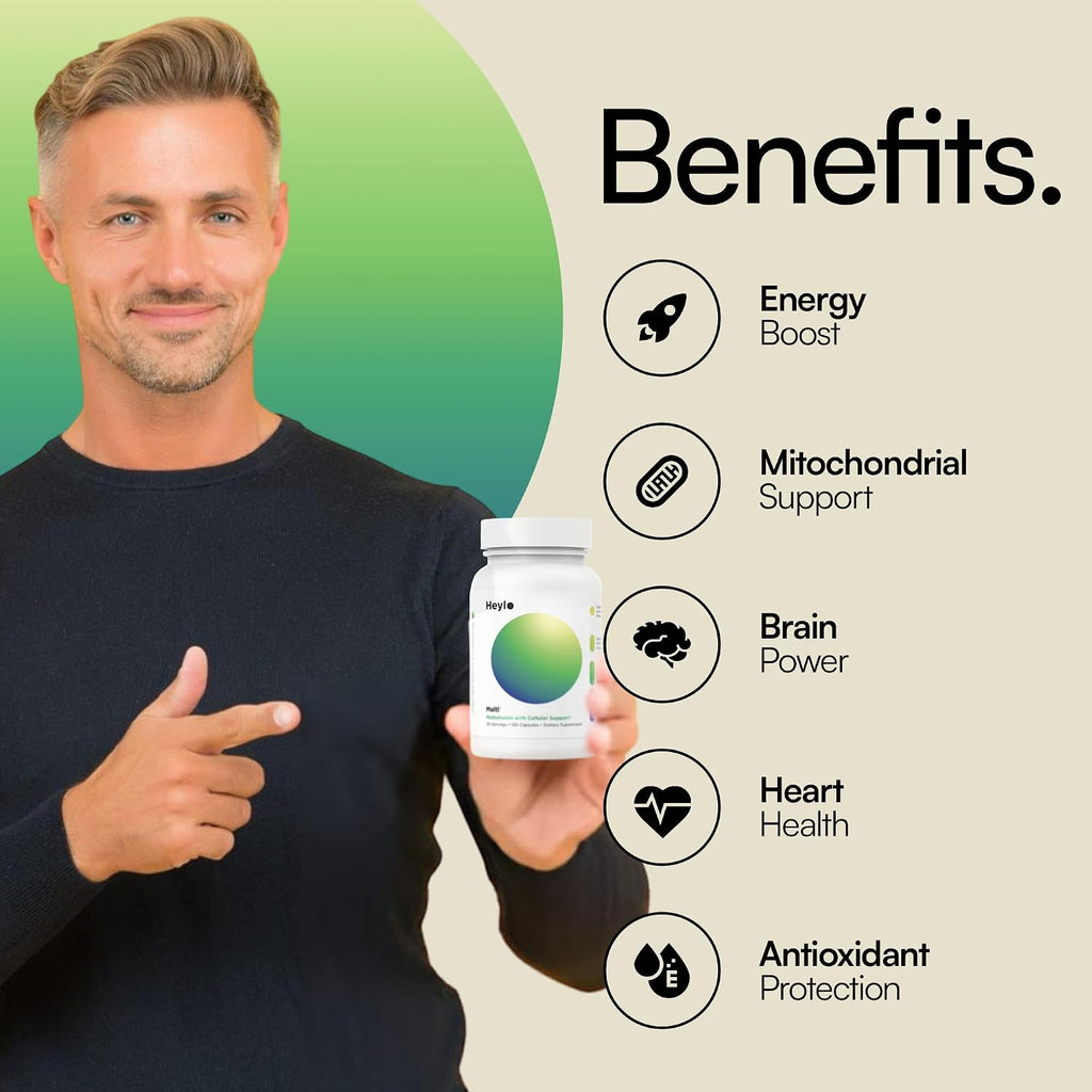 Heylo Multi+ Multivitamínico Avanzado – 120 Cápsulas