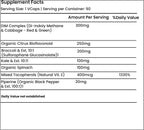 Green Organic Supplements DIM, Diindolylmethane, Indole-3-Carbinol, Broccoli, 90 VCaps, Alta Absorción, No Transgénico, Sin Gluten (Pack de 4)