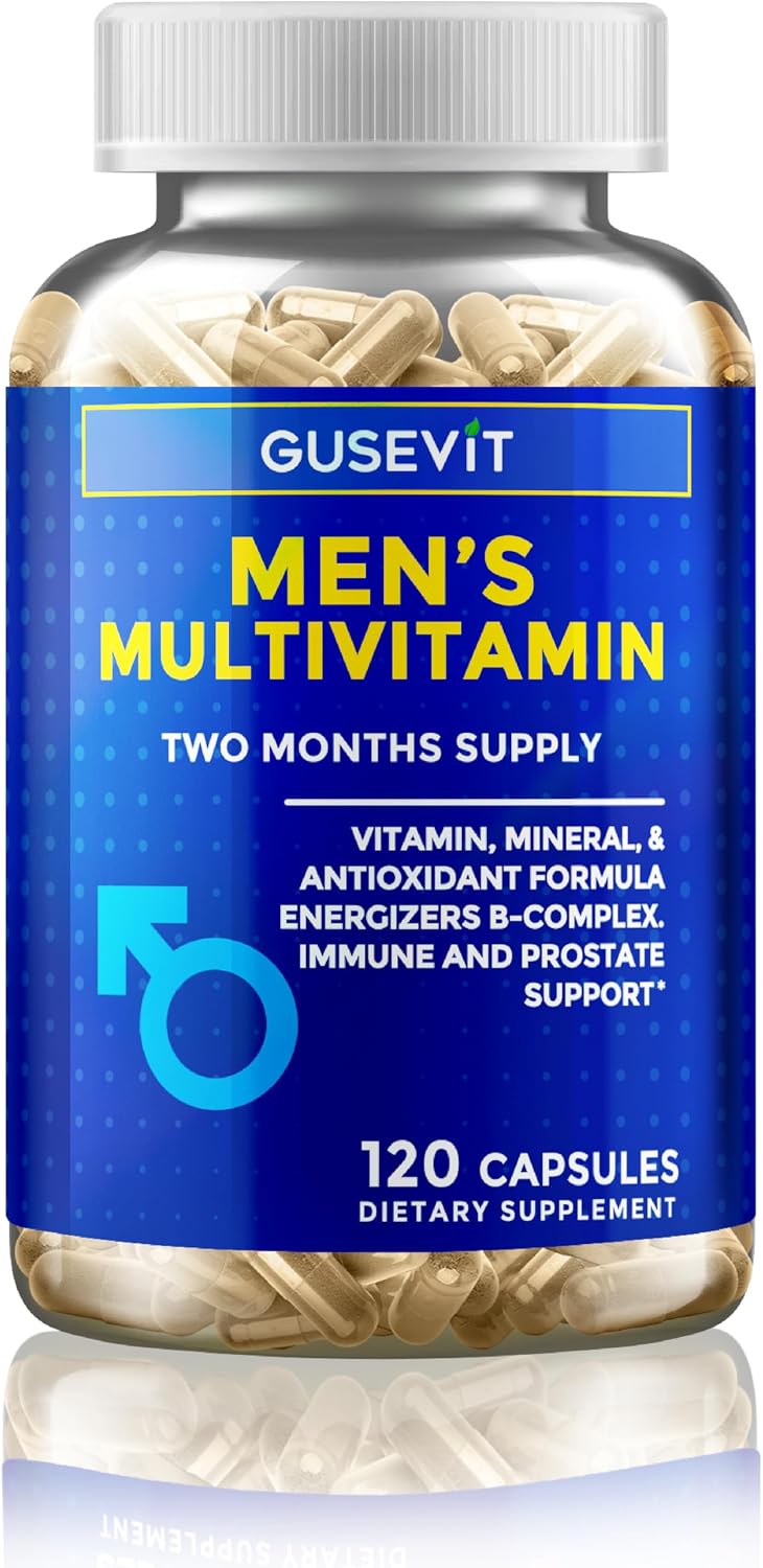 Gusevit Multivitamínico 35 en 1 para Hombres - 120 Cápsulas