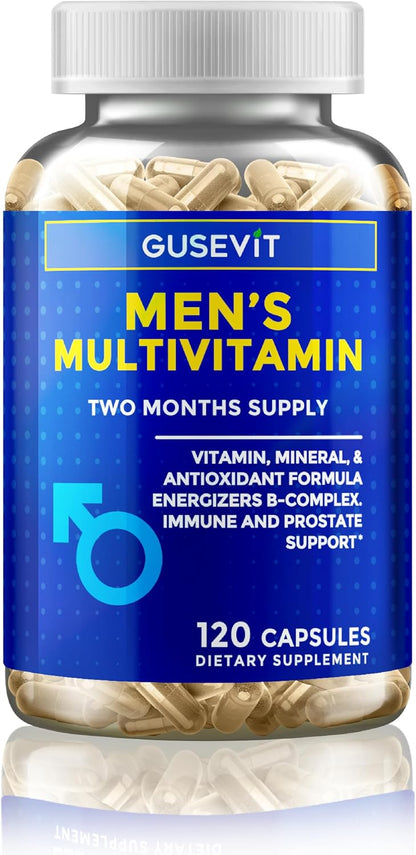 Gusevit Multivitamínico 35 en 1 para Hombres – Vitamina C: contribuye al funcionamiento normal del sistema – Image 1