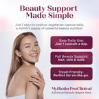 Purity Products MyBiotin ProClinical - Complejo de Biotina con MB40X y Astaxantina - 30 Cápsulas Vegetales