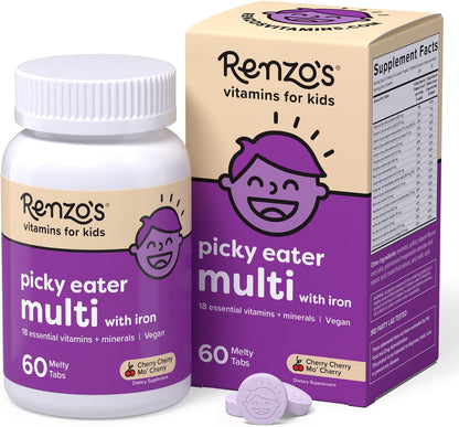 Renzo's Multivitamínico Infantil con Hierro – Hierro: contribuye a la formación normal de glóbulos rojos y al – Image 1