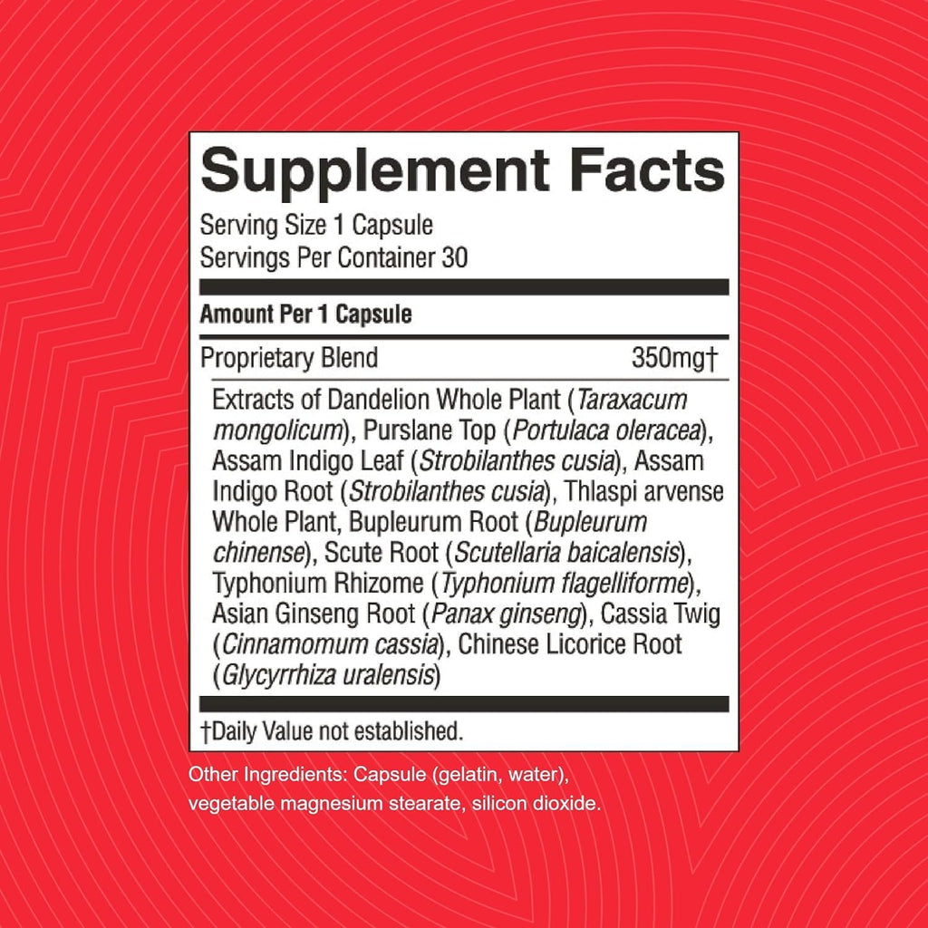 Nature's Sunshine VS-C TCM Concentrate – Suplemento de 10 hierbas chinas, 30 cápsulas