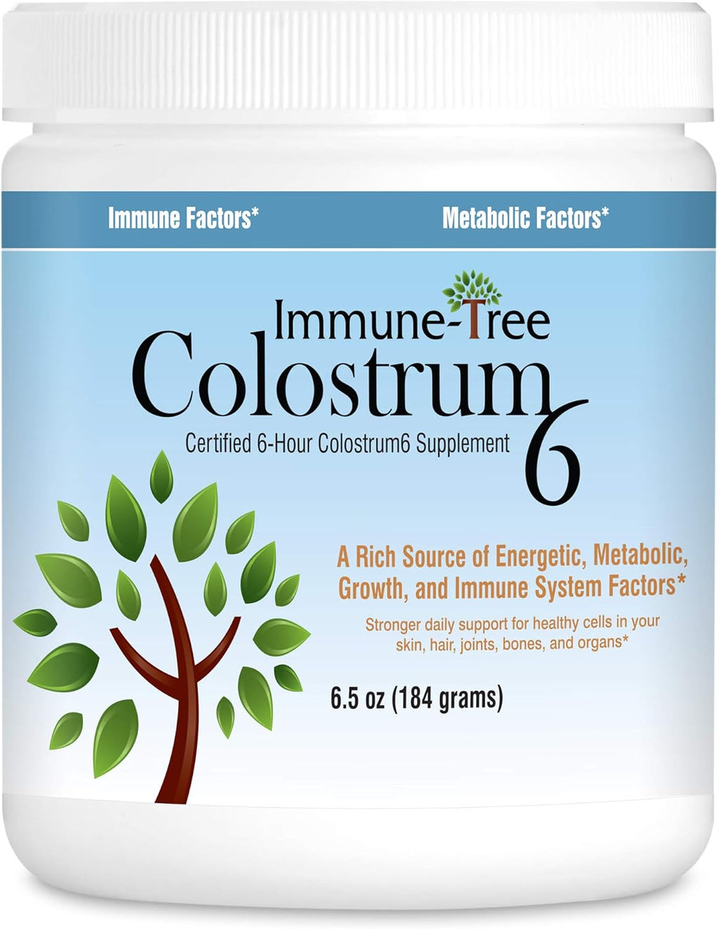 100% Bovine Colostrum Powder, 120 Servings (184 g)