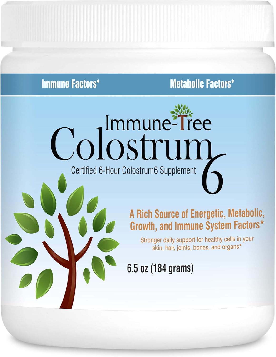 100% Bovine Colostrum Powder, 120 Servings (184 g)