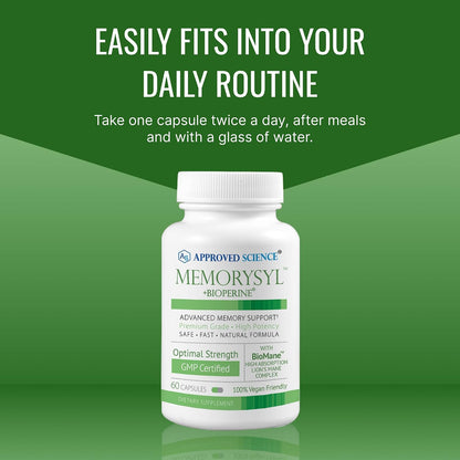Approved Science MemorySyl - Suplemento para – Apoyar el metabolismo energético normal. – Image 6