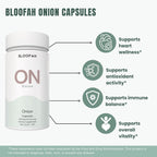ON Onion Extract Capsules 500mg – (Allium cepa) Botanical Supplement