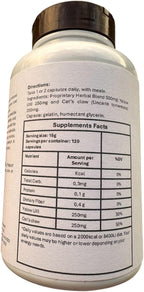 Yellow Uxi + Cat's Claw - 120 Cápsulas 500mg | Suplemento Alimenticio