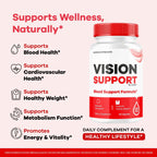 Vision Support - Suplemento para la Visión, Cápsulas Naturales, 60 unidades