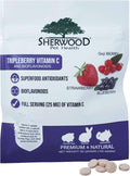 Tripleberry Vitamina C y Bioflavonoides de Sherwood Pet Health (100 Comprimidos - 60 g)