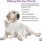 Animal Pharmaceuticals Krillex Shed-Free Chews - Omega 3 para perros y gatos - 60 uds
