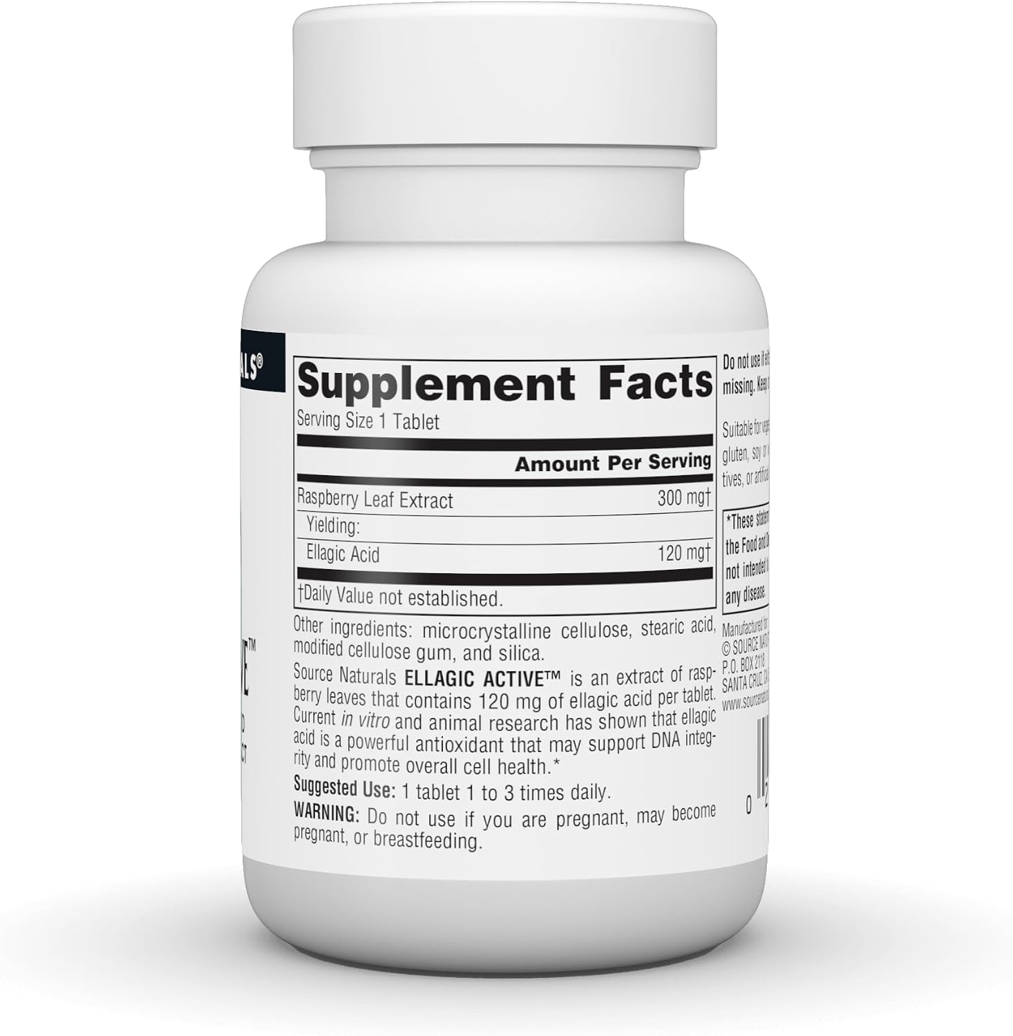 Source Naturals Ellagic Active 300mg - 60 Comprimidos