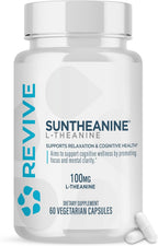 Revive MD Suntheanine L-Teanina - Suplemento para Hombres y Mujeres - 60 Cápsulas Veganas