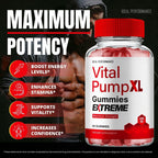 Vital PumpXL Gummies, Official Vital Pump XL Gummies para Hombres - Máxima Potencia, Apoyo Natural para la Salud y el Bienestar General, Fórmula Avanzada VitalPumpXL (Paquete de 2)
