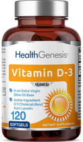 Vitamina D3 10000 UI 120 Cápsulas Blandas - Alta Potencia en Aceite de Oliva Virgen Extra