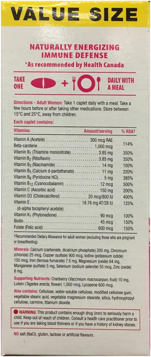 Jamieson Multi 100% Complete Vitaminas para Mujeres, 150 comprimidos