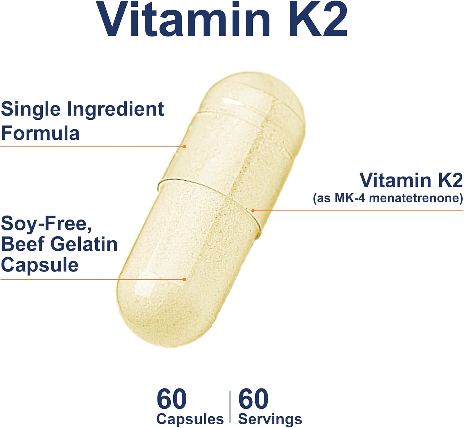 Carlson Vitamina K2 MK-4 (Menatetrenona) - 60 Cápsulas