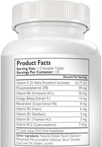 Nutrition Strength Apoyo Cognitivo para Perros – 120 Comprimidos Masticables para la Salud Cerebral y Mental