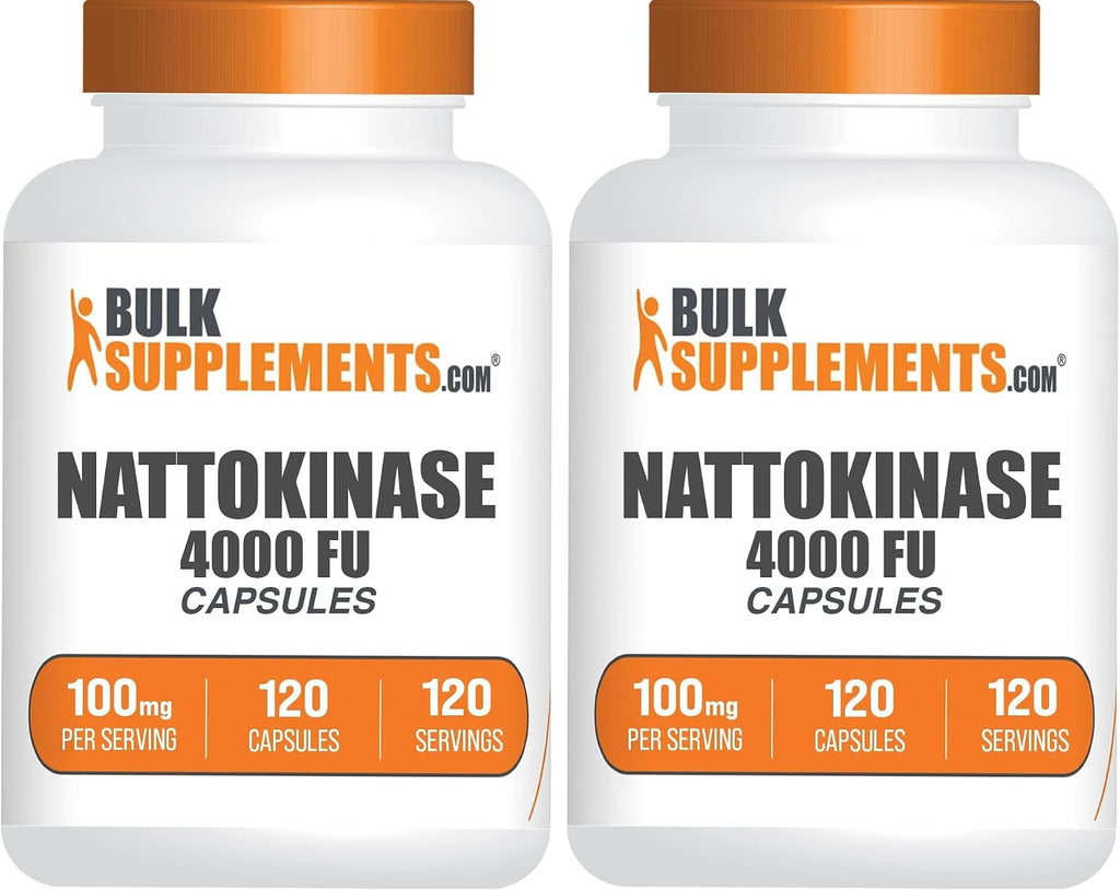 Nattoquinasa 4000 FU Cápsulas - Suplemento Enzimático 100mg, 120 Cápsulas
