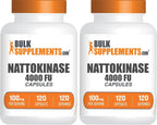 Nattoquinasa 4000 FU Cápsulas - Suplemento Enzimático 100mg, 120 Cápsulas