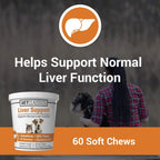 Vet Classics Liver Support - Complemento Hepático para Perros y Gatos - 60 Comprimidos Blandos