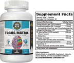 Focus Matrix – Suplemento para la Salud Cerebral, Memoria y Concentración