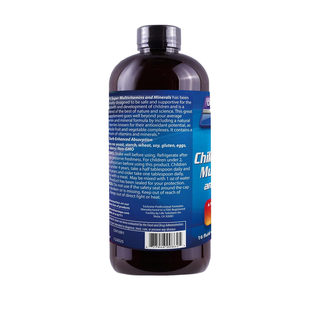 Dr's Advantage Multivitamínico Líquido para Niños con Minerales, 473 ml